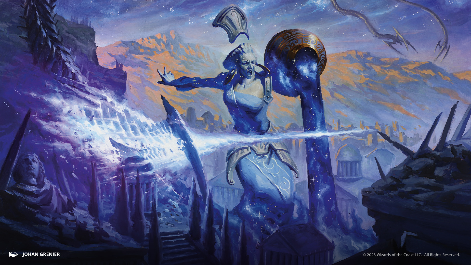 March Of The Machine Story Reveals Elesh Norn’s Plan, Fate Of A Praetor, And Unknown Watchers On Dominaria