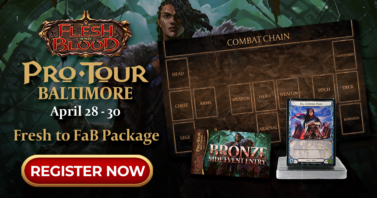 Learn To Play Flesh And Blood At Pro Tour Baltimore With The Fresh