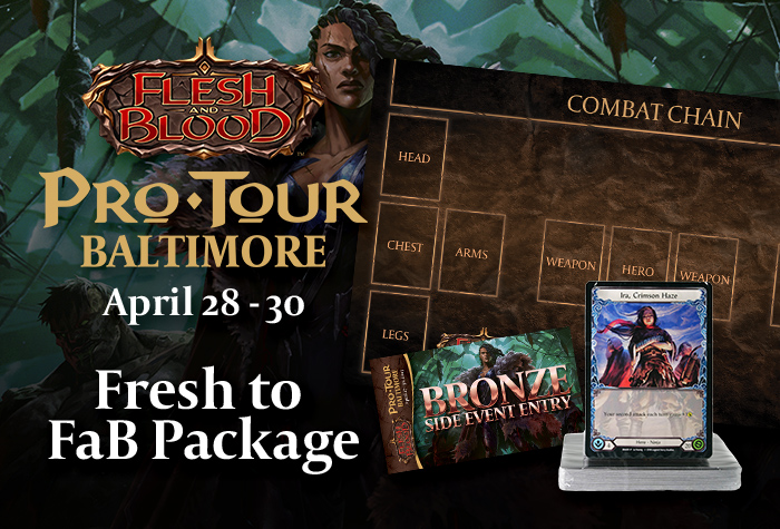 Learn To Play Flesh And Blood At Pro Tour Baltimore With The Fresh To FAB Package