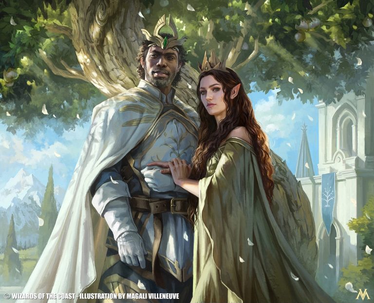 Aragorn and Arwen, Wed
