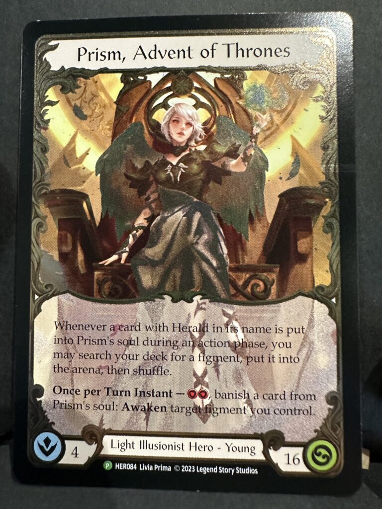 Prism, Advent of Thrones/Cold Foil