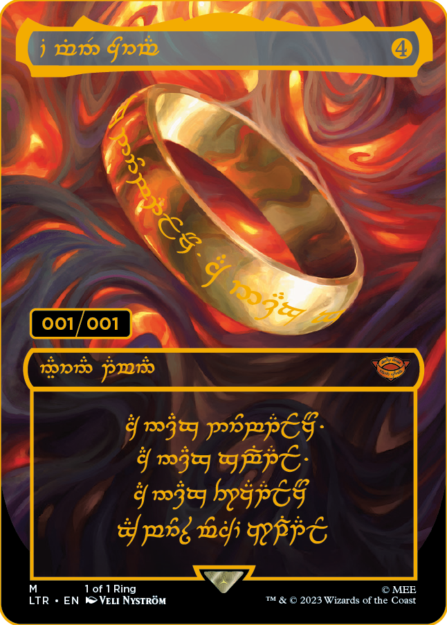 Owner Of 001/001 The One Ring Calls Opening A 