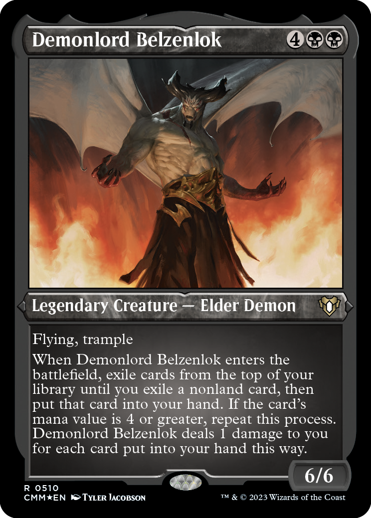 Demonic Tutor, Demonlord Belzenlok Return In Commander Masters - Star ...