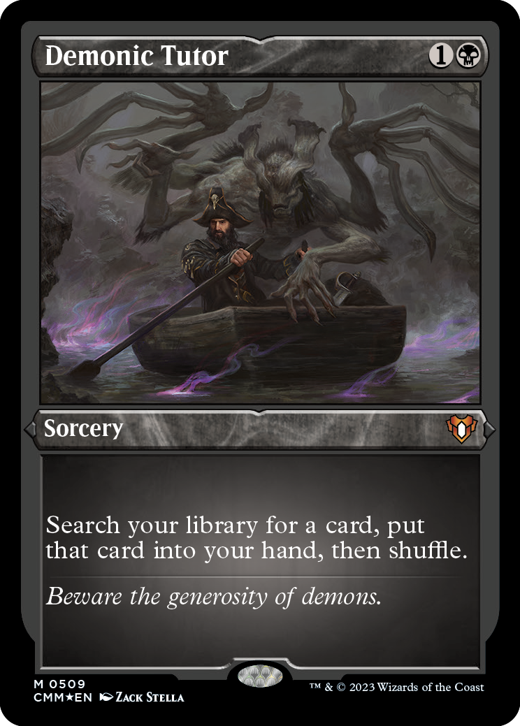 Demonic Tutor, Demonlord Belzenlok Return In Commander Masters - Star
