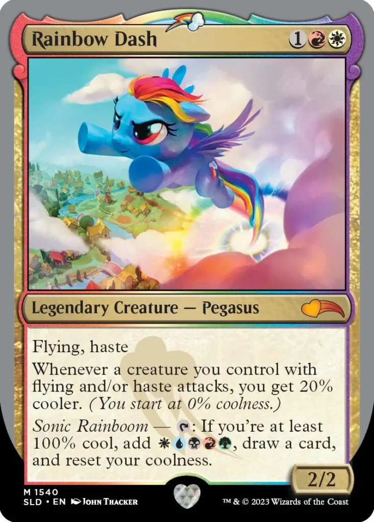 More My Little Pony Cards Coming To MTG For Extra Life 2023 Secret Lair  Drop - Star City Games