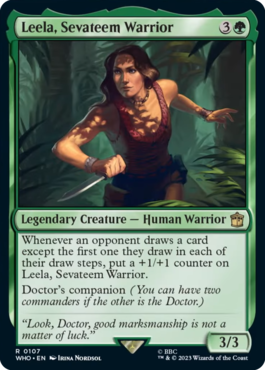 Magic: The Gathering Doctor Who Commander Deck Blast From The Past