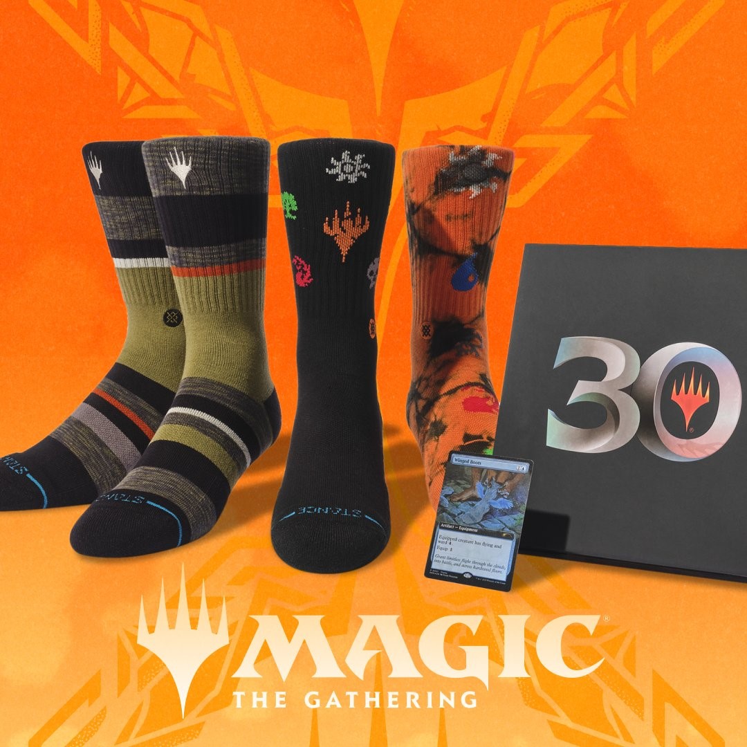 MTG Joins Forces With Stance For 30th Anniversary Apparel Crossover
