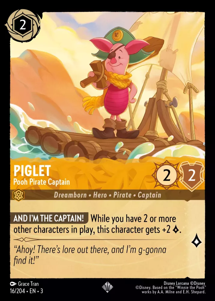 Captain Hook (214) - Enchanted - Into The Inklands Card List - Disney  Lorcana TCG - DigitalTQ