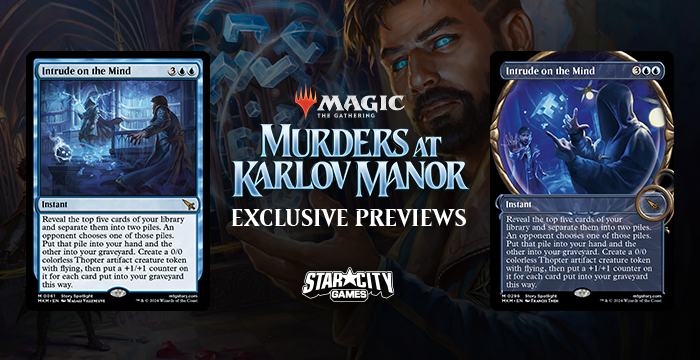 Murders At Karlov Manor Gives Blue New Mythic Rare Card Advantage Spell