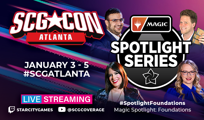 Live Video Coverage Returns For Magic Spotlight: Foundations At SCG CON Atlanta