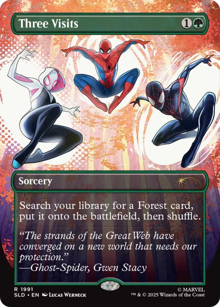 Full Contents Of MTG Secret Lair x Marvel's Spider-Man