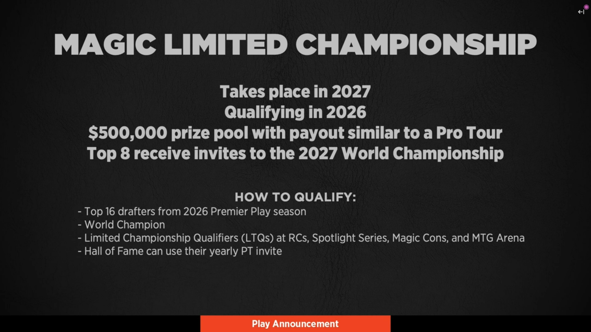 Blake Rasmussen WeeklyMTG Announces 2027 Limited Championship, Updates To Commander ...
