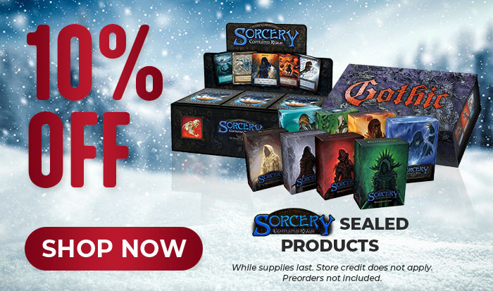 10% Off All Sorcery: Contested Realm Sealed Products