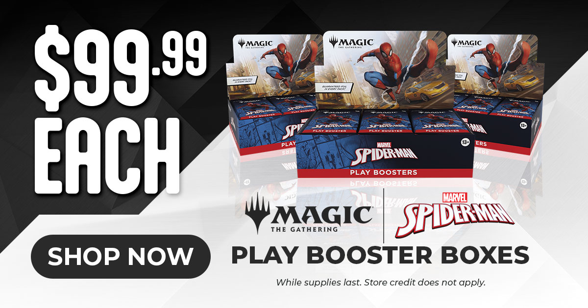 $99.99 Magic: The Gathering | Marvel's Spider-Man Play Booster Boxes