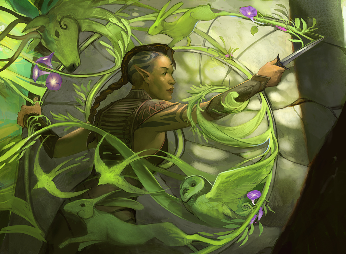 Four Iconic Green Cards Re-Imagined In New MTG Secret Lair Drop