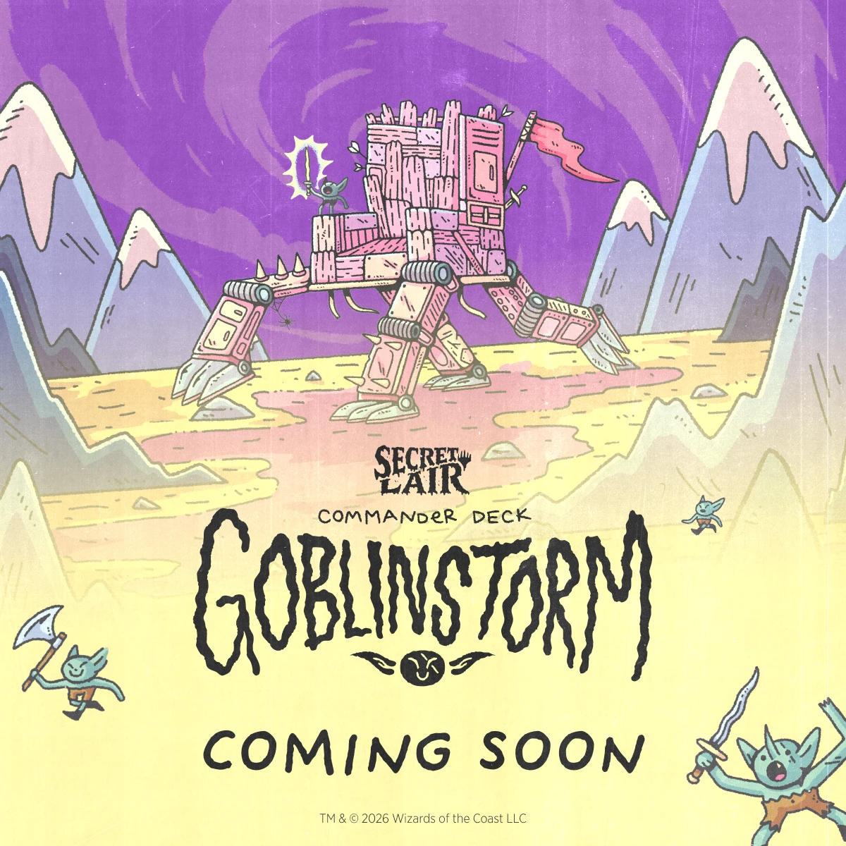 Magic Secret Lair Commander Deck: Goblin Storm Revealed