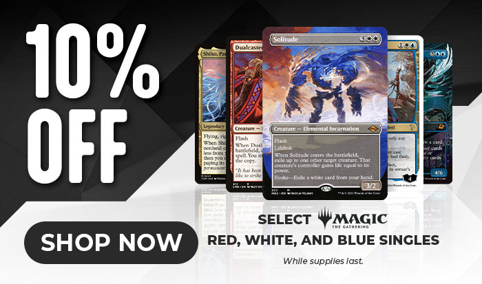 10% Off Select Magic Red, White, And Blue Singles