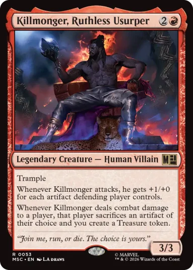 MTG’s Killmonger, Ruthless Usurper To Receive Errata