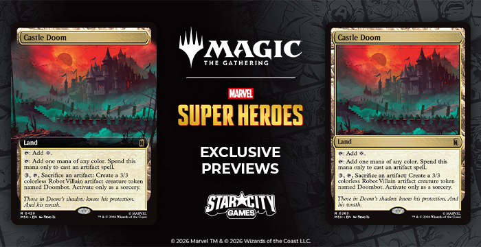 Rare Land From MTG | Marvel Super Heroes Helps Cast Artifacts And Brings The Doom