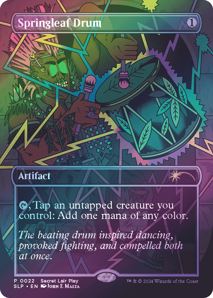 Spring Leaf Drum Foil